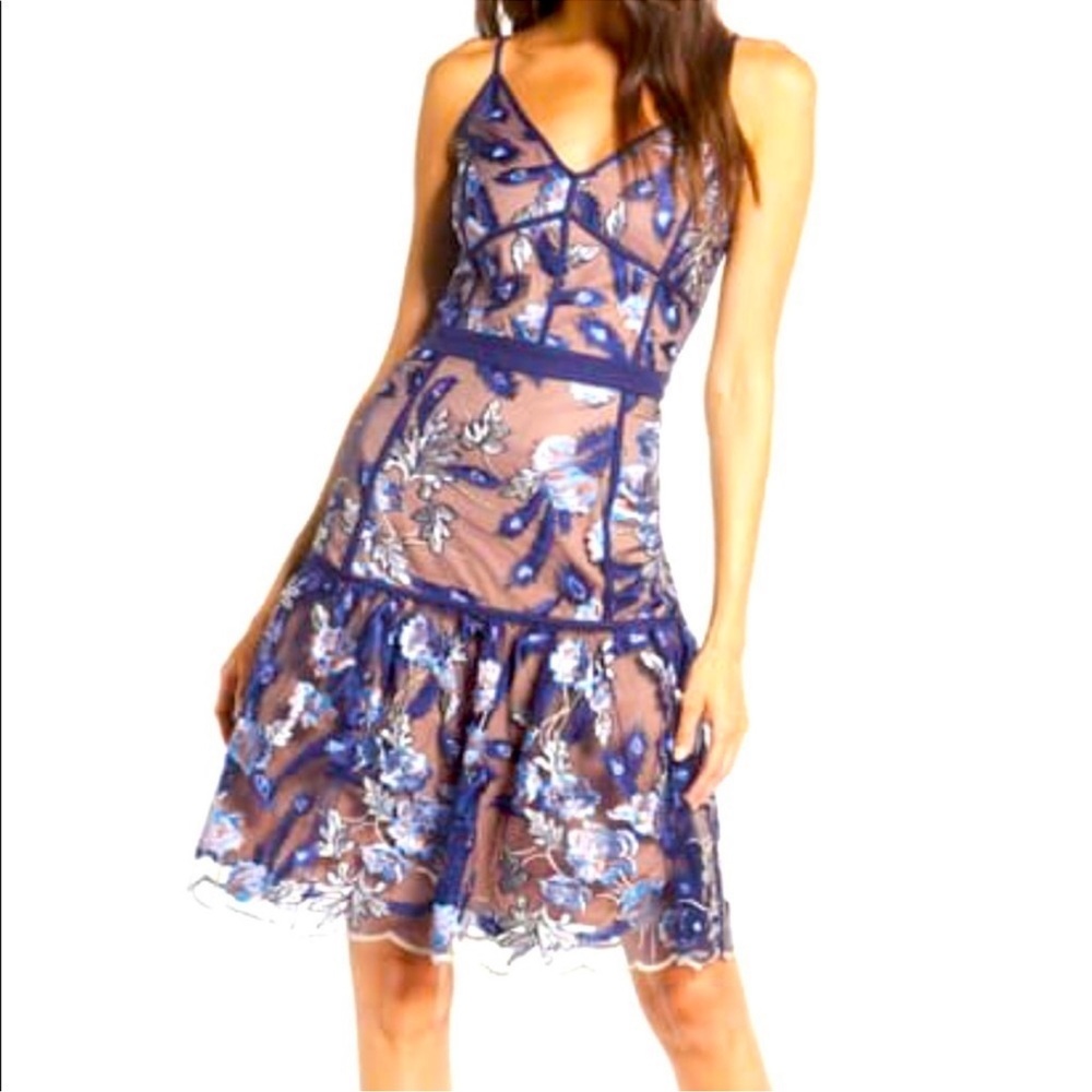 Harlyn Embroidered Cocktail Dress